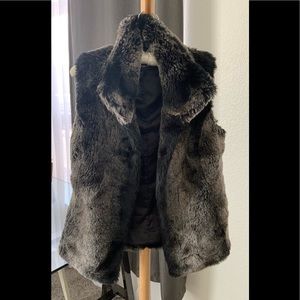 Faux Chinchilla Vest